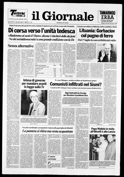 Il giornale : quotidiano del mattino